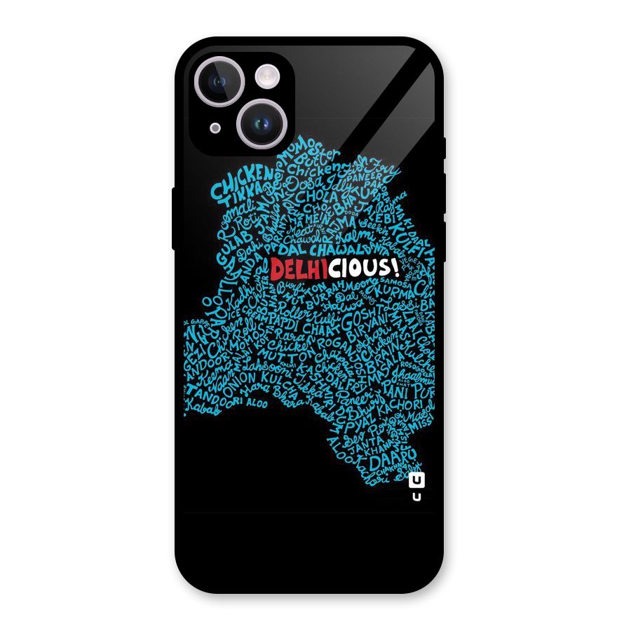 Delhicious Glass Back Case for iPhone 14 Plus