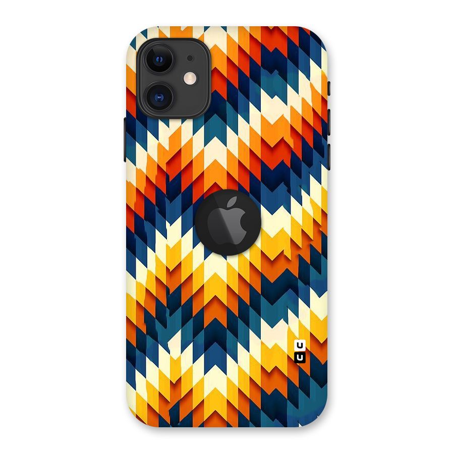 Delightful Design Back Case for iPhone 11 Logo Cut