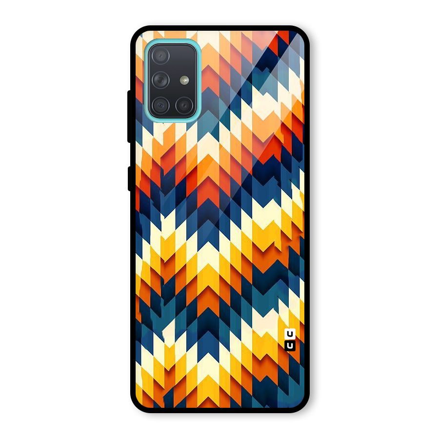 Delightful Design Glass Back Case for Galaxy A71