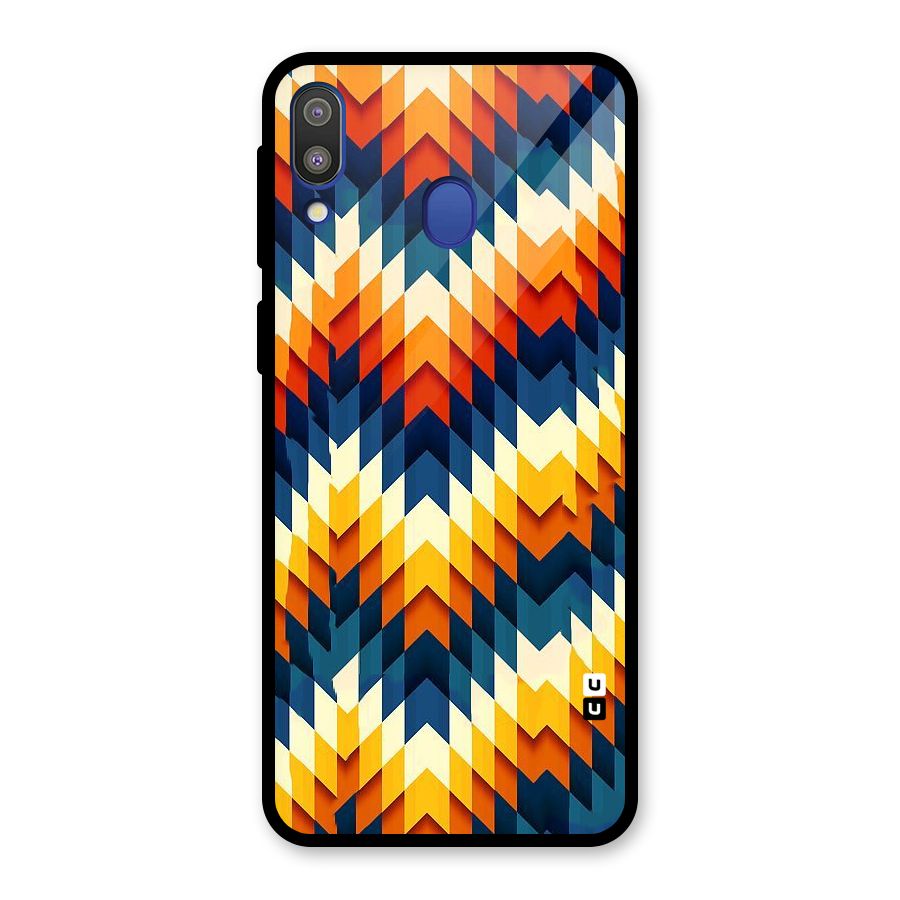 Delightful Design Glass Back Case for Galaxy M20