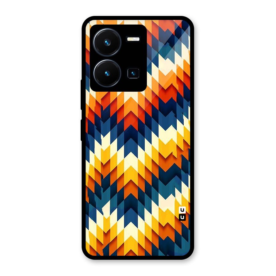 Delightful Design Glass Back Case for Vivo Y35