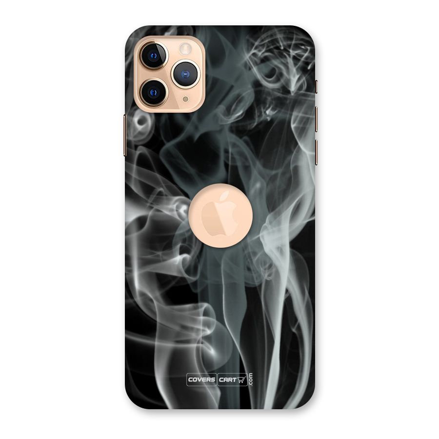 Dense Smoke Back Case for iPhone 11 Pro Max Logo Cut