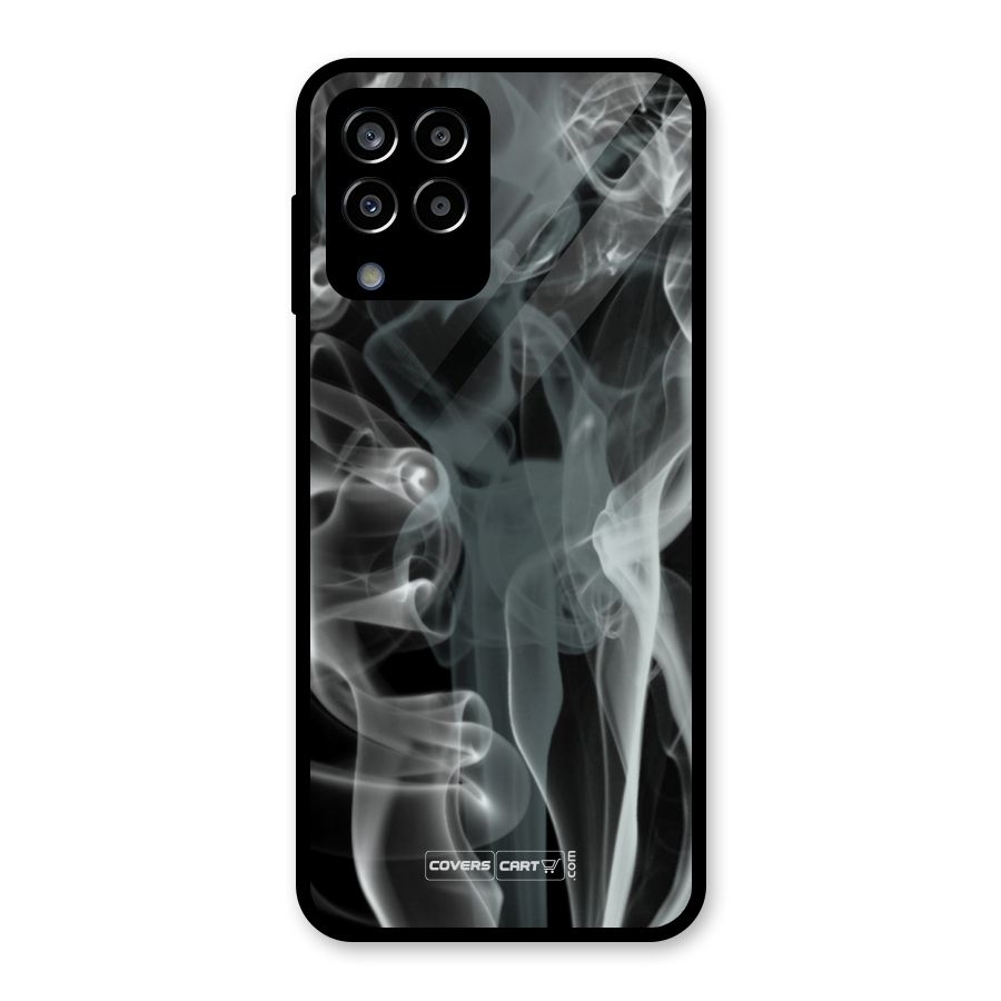 Dense Smoke Glass Back Case for Galaxy M33