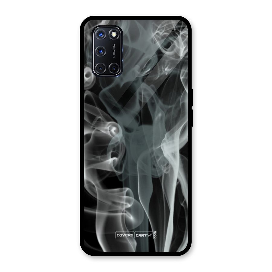 Dense Smoke Glass Back Case for Oppo A52