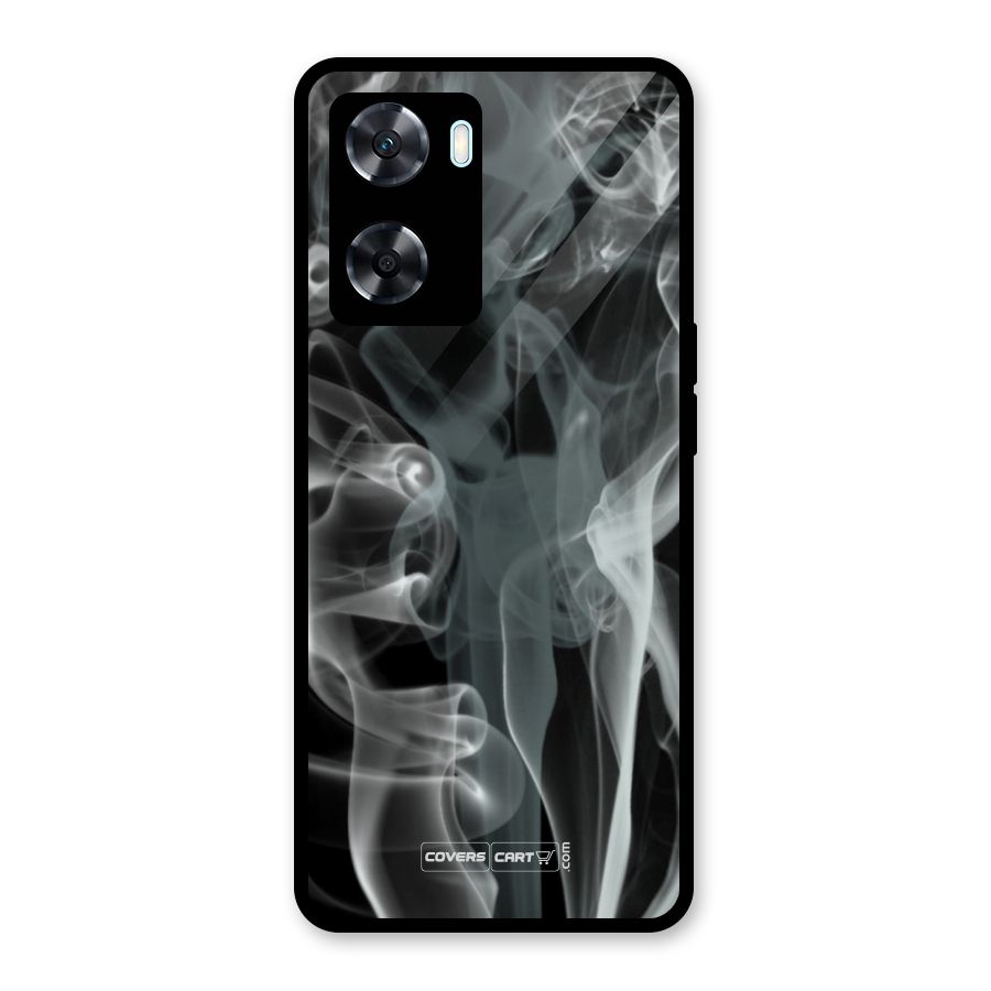 Dense Smoke Glass Back Case for Oppo A77