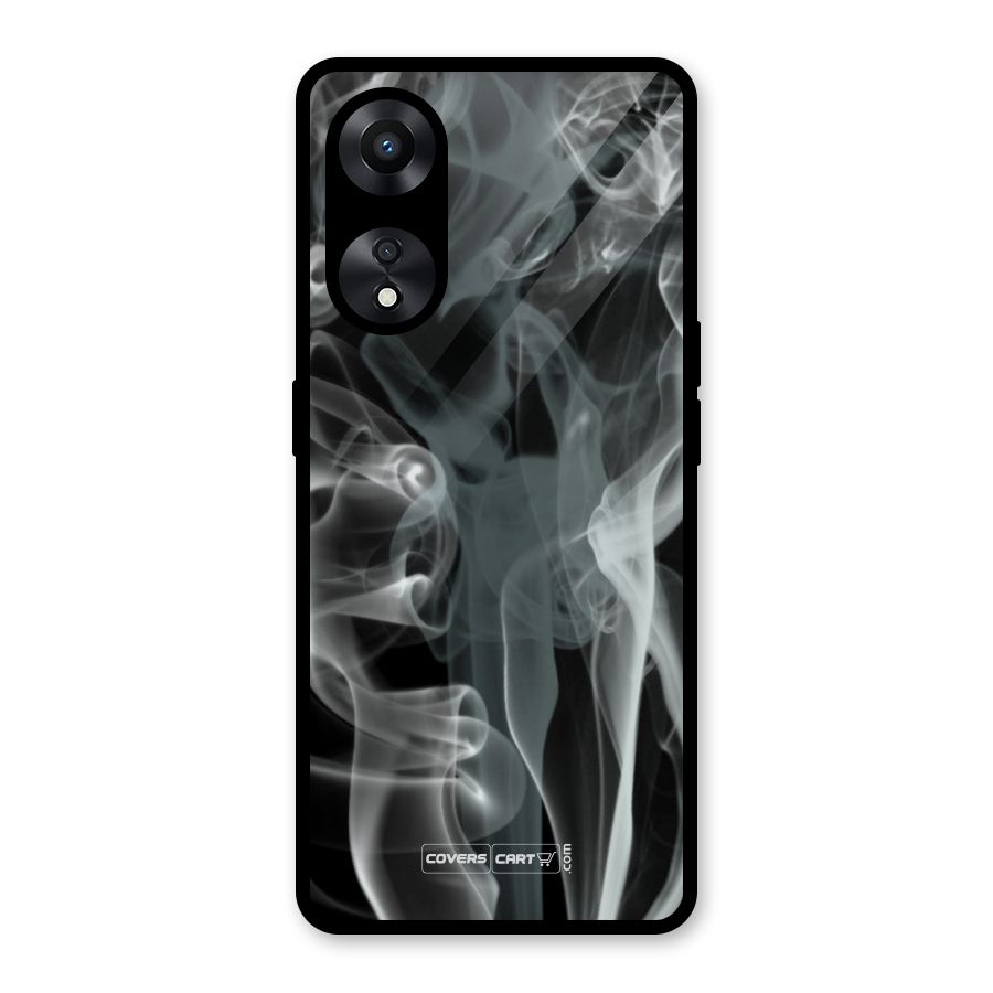 Dense Smoke Glass Back Case for Oppo A78
