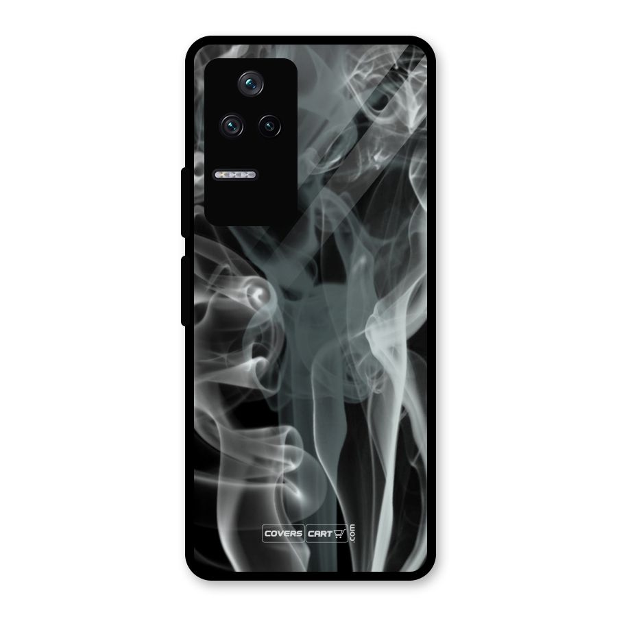 Dense Smoke Glass Back Case for Poco F4 5G