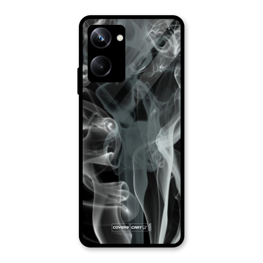 Dense Smoke Glass Back Case for Realme 10 Pro