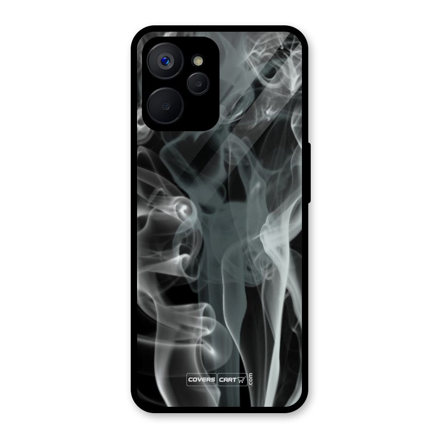 Dense Smoke Glass Back Case for Realme 9i 5G