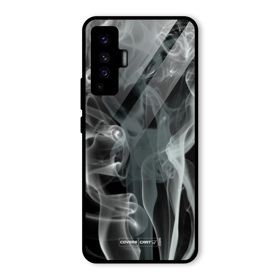 Dense Smoke Glass Back Case for Vivo X50