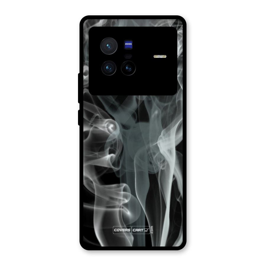 Dense Smoke Glass Back Case for Vivo X80