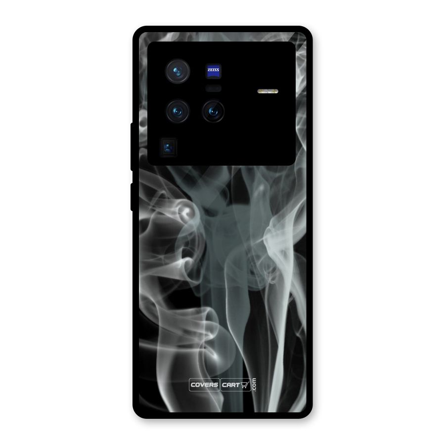 Dense Smoke Glass Back Case for Vivo X80 Pro