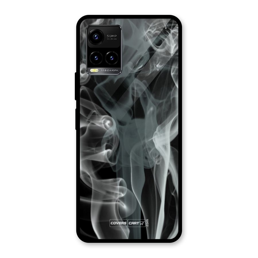 Dense Smoke Glass Back Case for Vivo Y21T