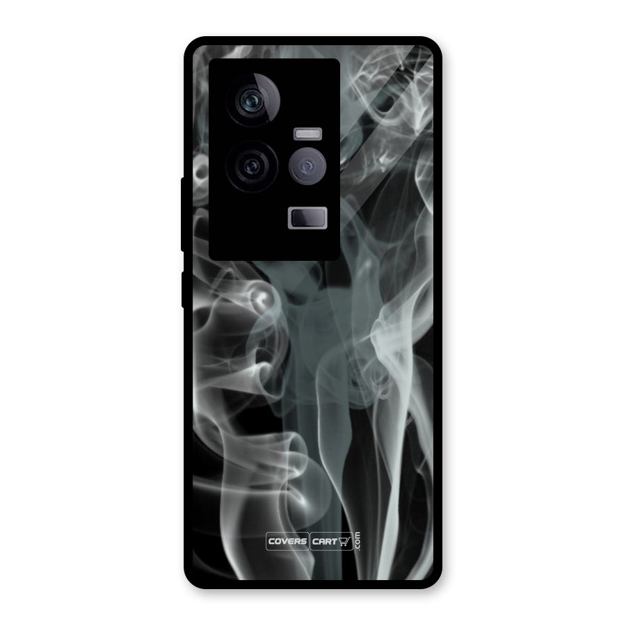 Dense Smoke Glass Back Case for Vivo iQOO 11 5G