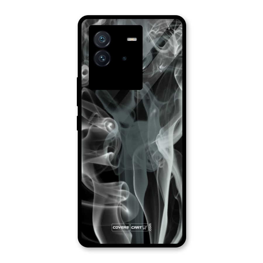 Dense Smoke Glass Back Case for Vivo iQOO Neo 6 5G
