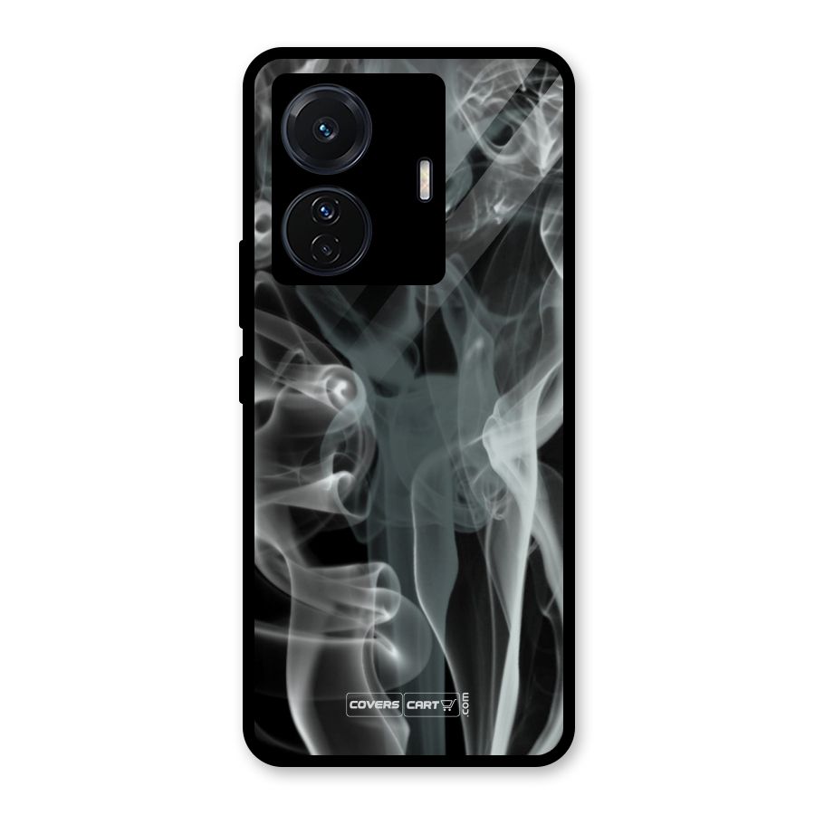 Dense Smoke Glass Back Case for Vivo iQOO Z6 Pro