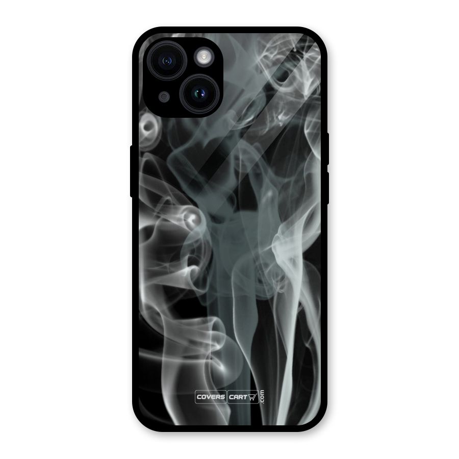 Dense Smoke Glass Back Case for iPhone 14