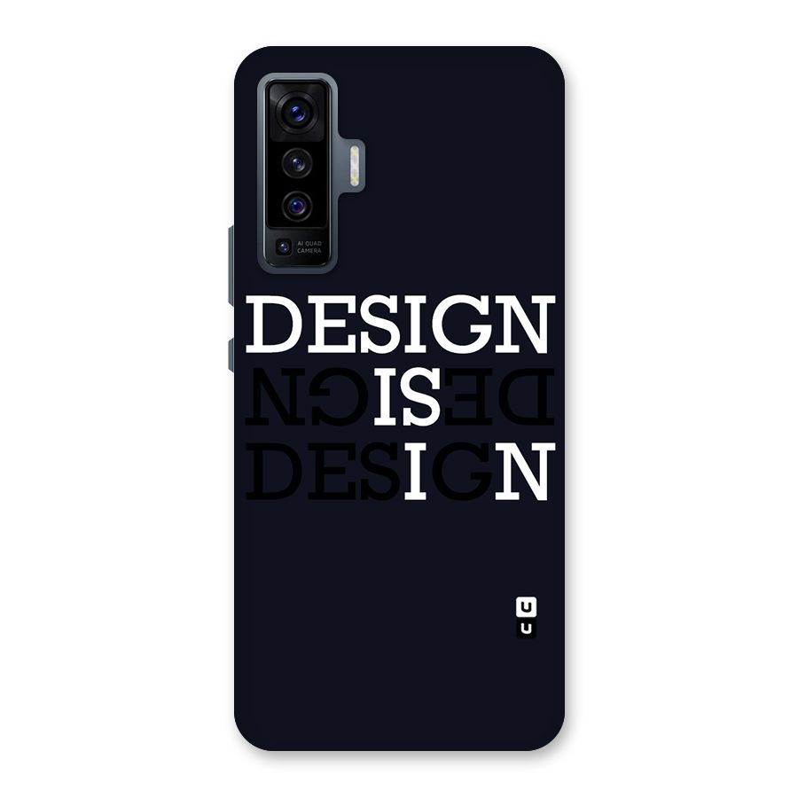 Design is In Typography Back Case for Vivo X50
