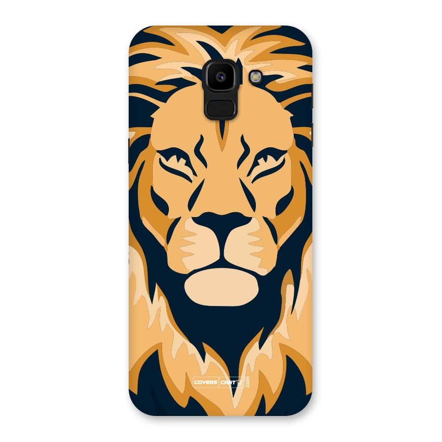 Designer Lion Back Case for Galaxy J6