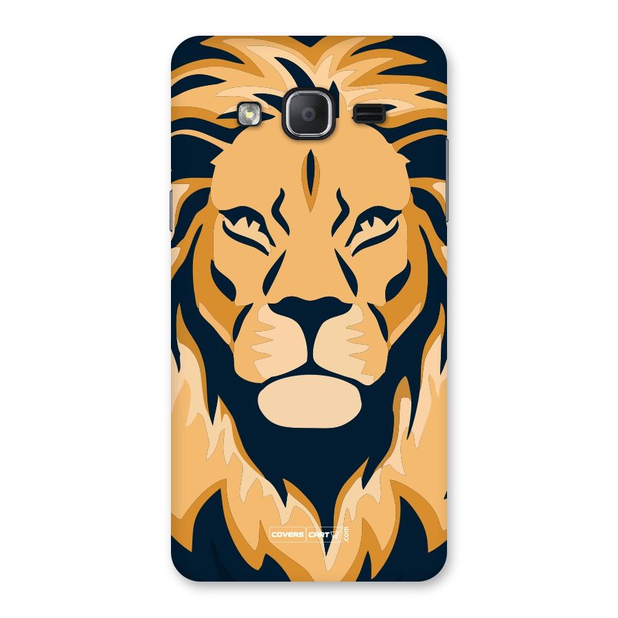 Designer Lion Back Case for Galaxy On7 2015
