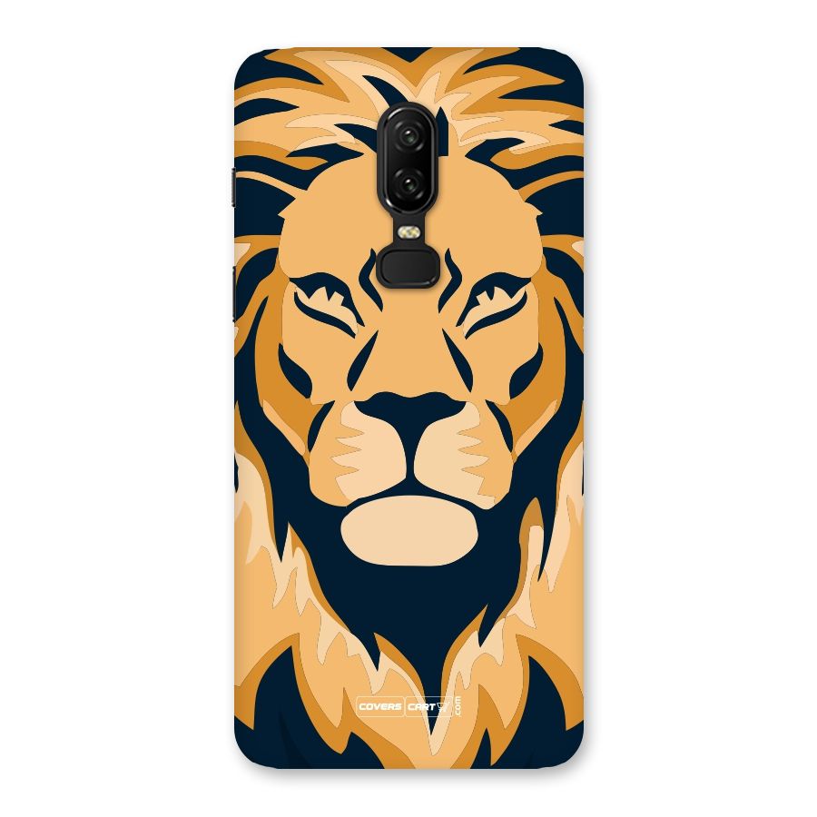 Designer Lion Back Case for OnePlus 6