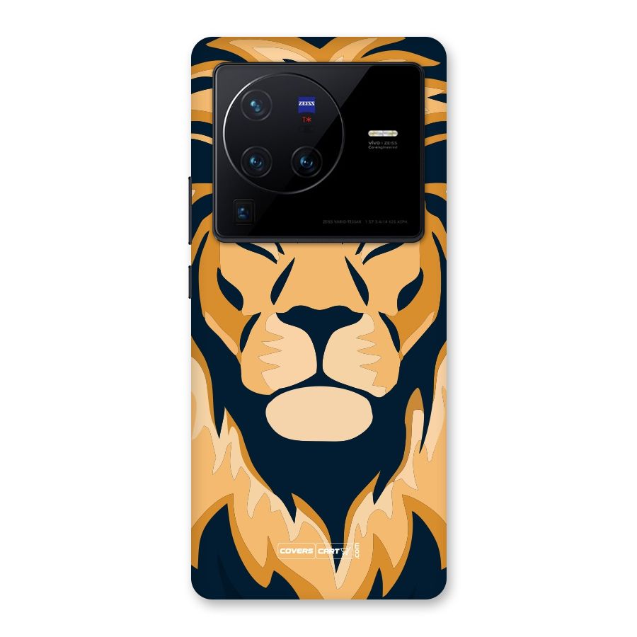Designer Lion Back Case for Vivo X80 Pro
