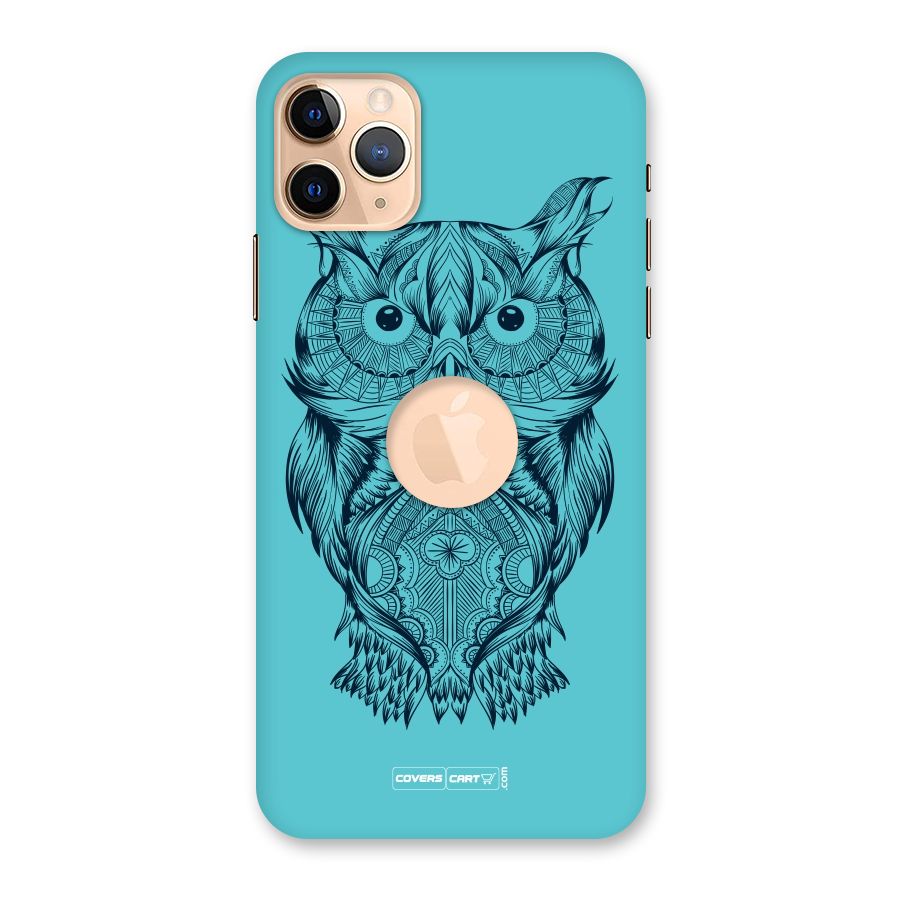 Designer Owl Back Case for iPhone 11 Pro Max Logo Cut