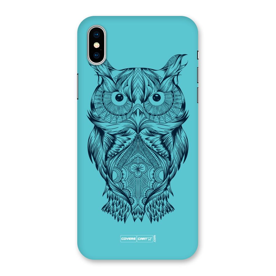 Designer Owl Back Case for iPhone XS