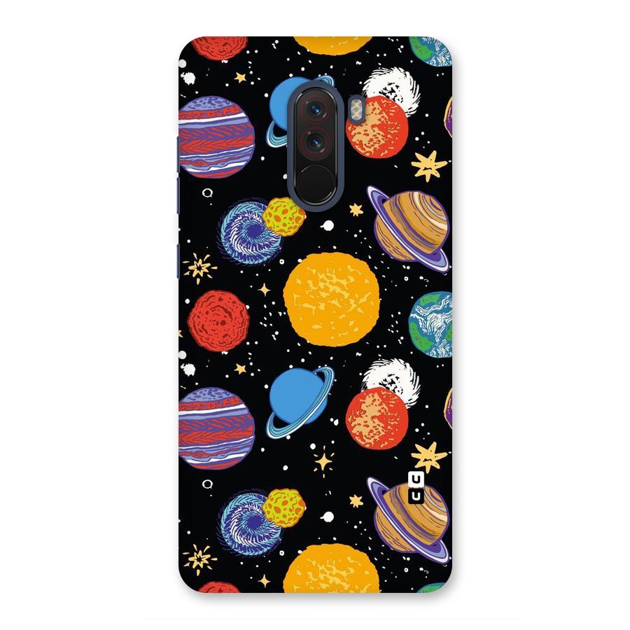 Designer Planets Back Case for Poco F1