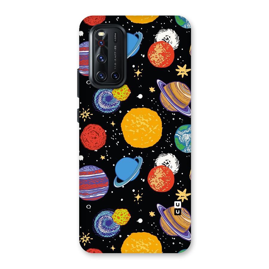 Designer Planets Back Case for Vivo V19