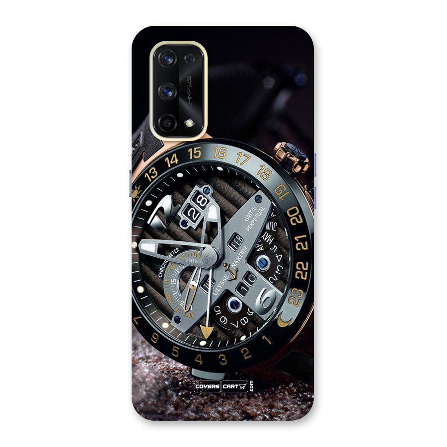 Designer Stylish Watch Glass Back Case for Realme X7 Pro