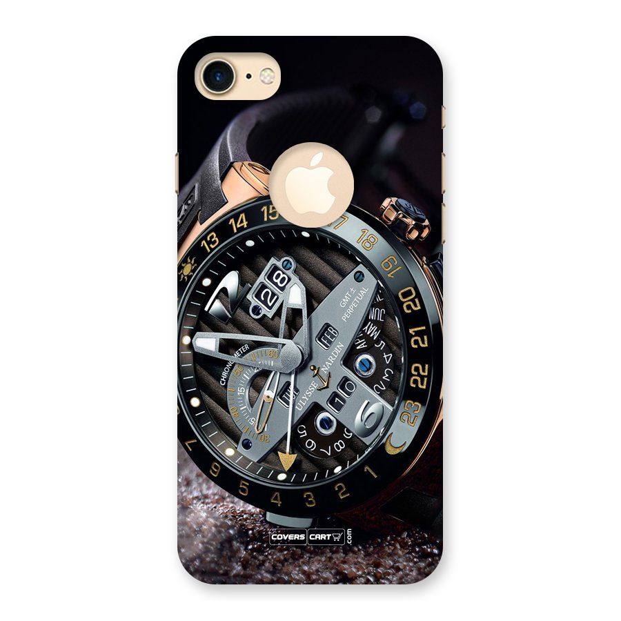 Designer Stylish Watch Back Case for iPhone 7 Logo Cut
