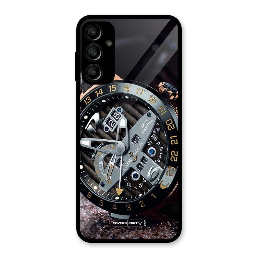 Designer Stylish Watch Glass Back Case for Galaxy A14 5G