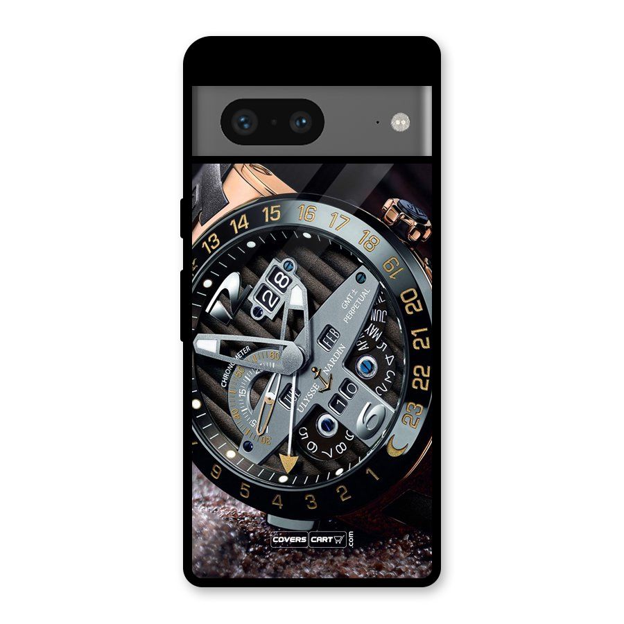 Designer Stylish Watch Glass Back Case for Google Pixel 7
