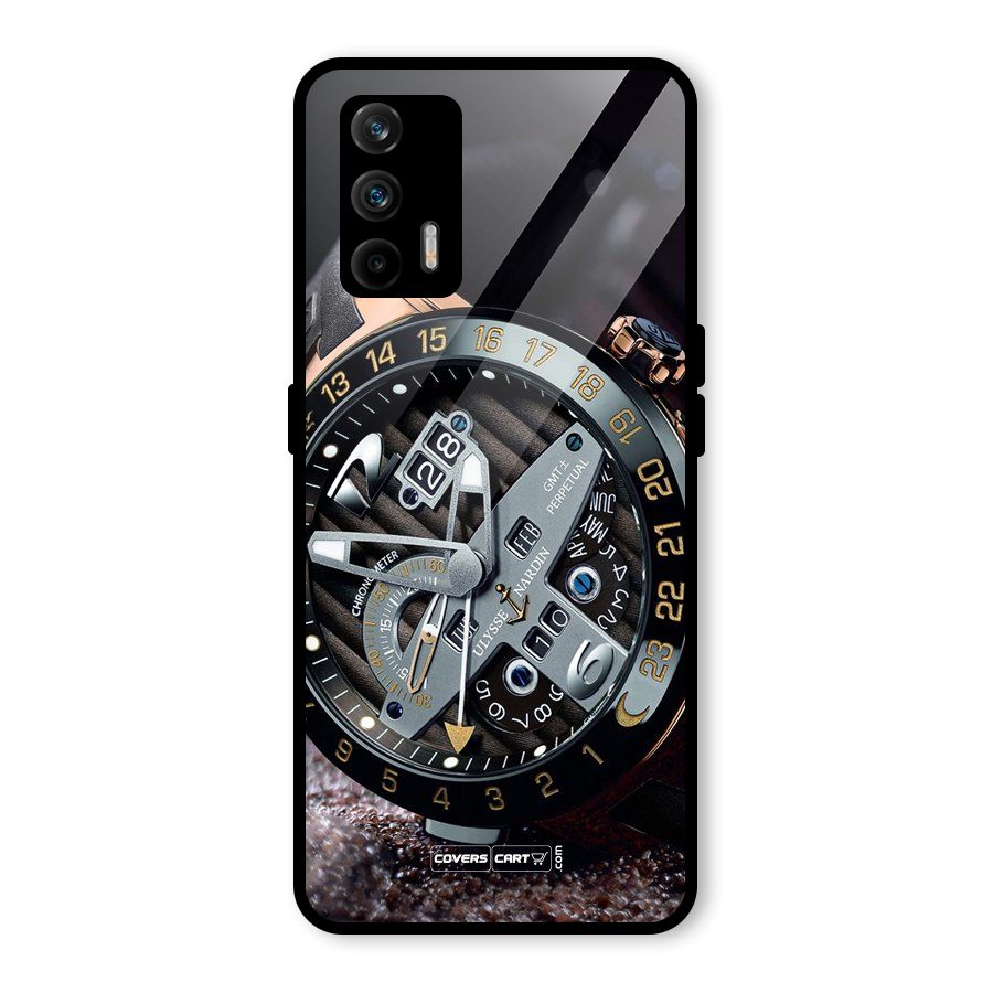 Designer Stylish Watch Glass Back Case for Realme GT 5G