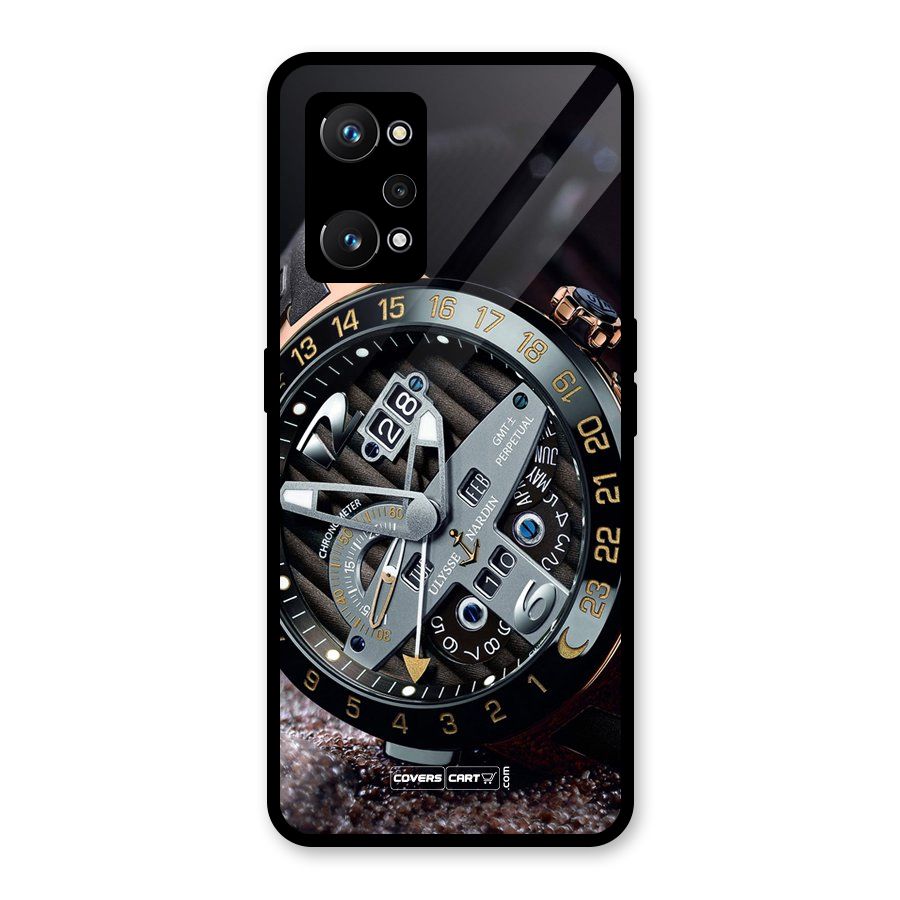 Designer Stylish Watch Glass Back Case for Realme GT Neo 3T