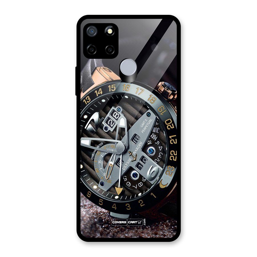 Designer Stylish Watch Glass Back Case for Realme Narzo 20