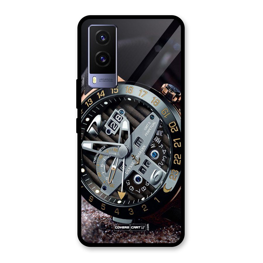 Designer Stylish Watch Glass Back Case for Vivo V21e 5G