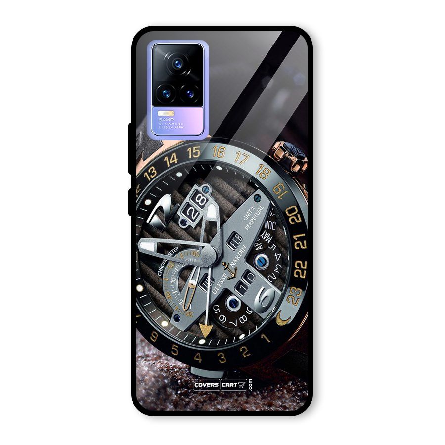 Designer Stylish Watch Glass Back Case for Vivo Y73