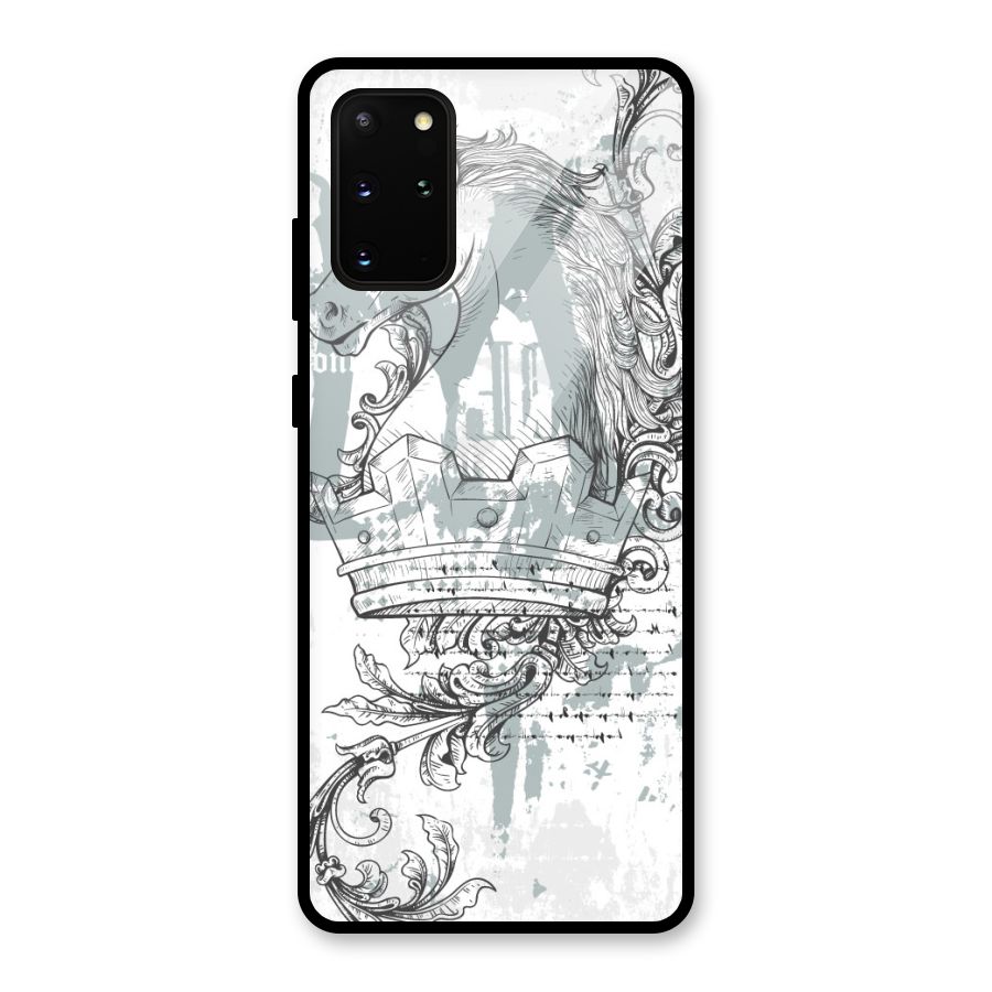 Designous Vintage Glass Back Case for Galaxy S20 Plus