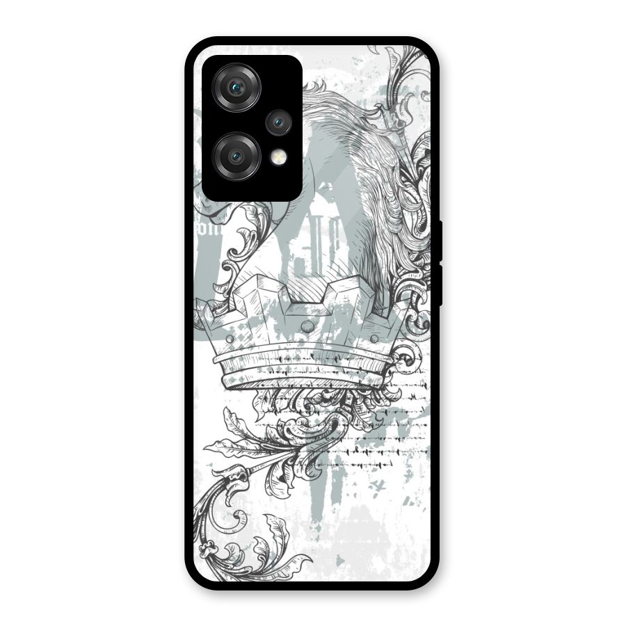 Designous Vintage Glass Back Case for OnePlus Nord CE 2 Lite 5G