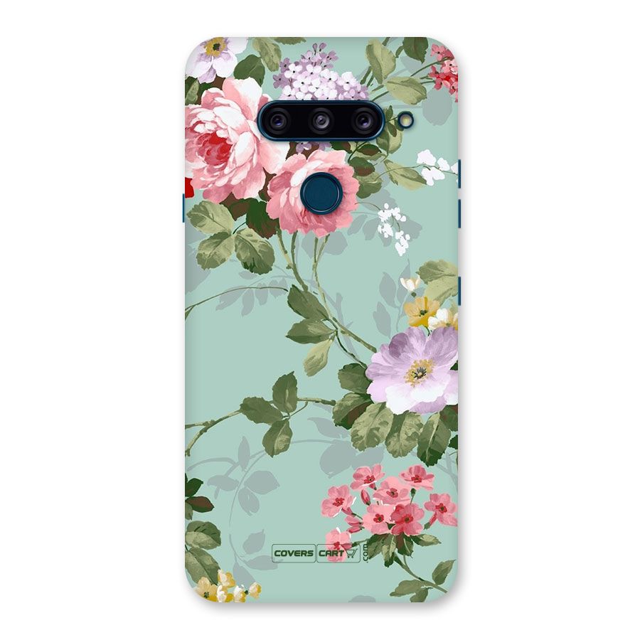 Desinger Floral Back Case for LG  V40 ThinQ