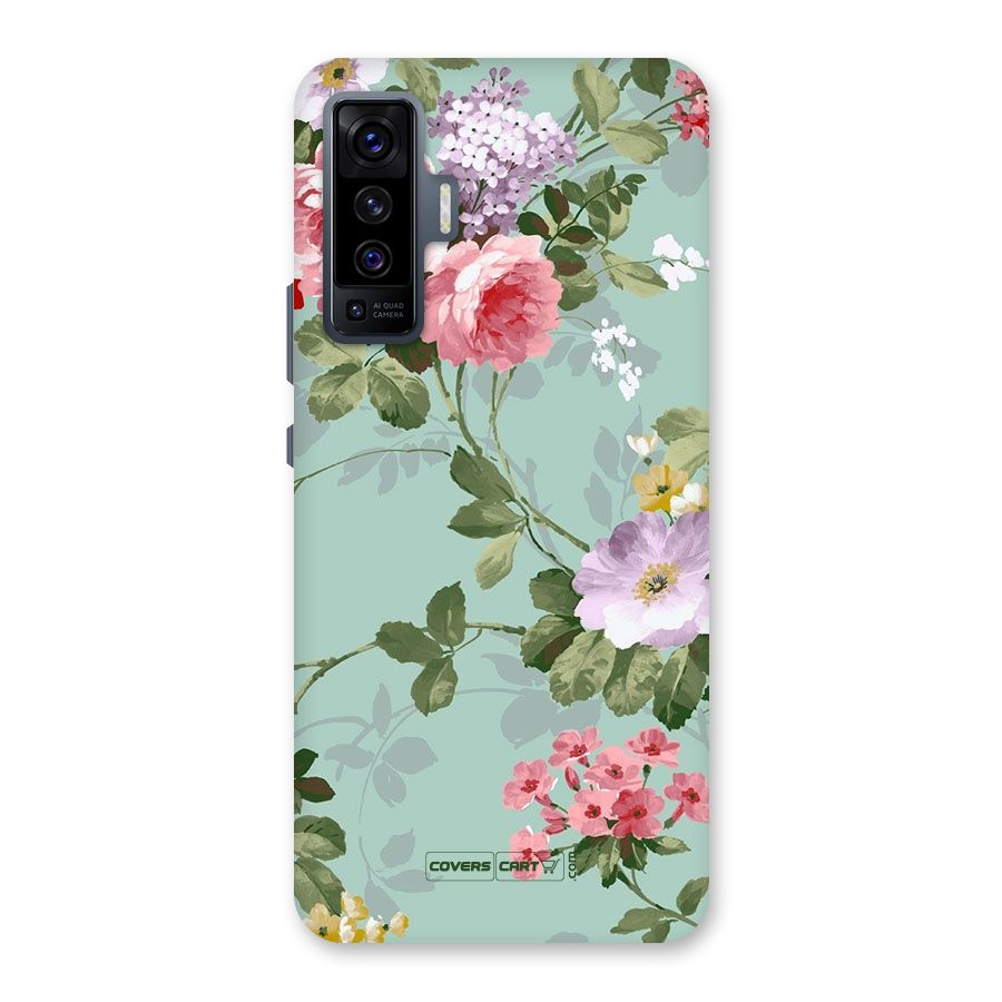 Desinger Floral Back Case for Vivo X50
