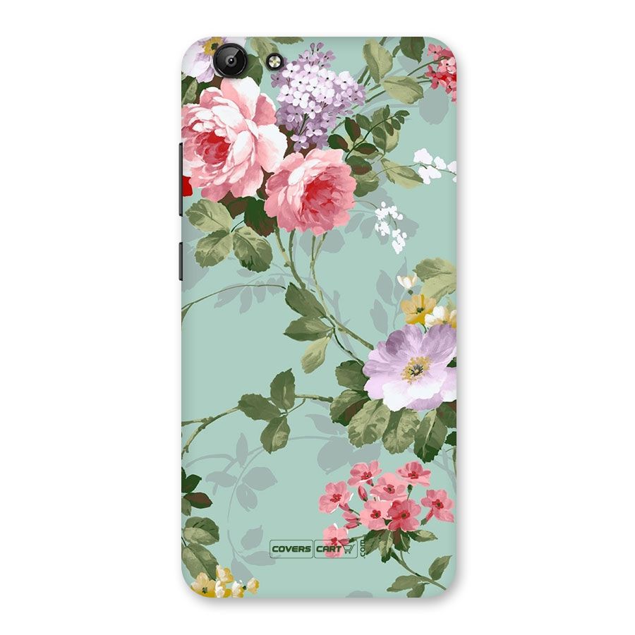 Desinger Floral Back Case for Vivo Y69