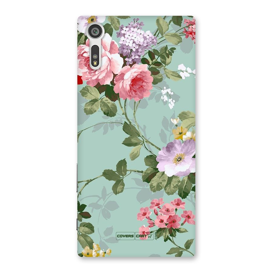 Desinger Floral Back Case for Xperia XZ