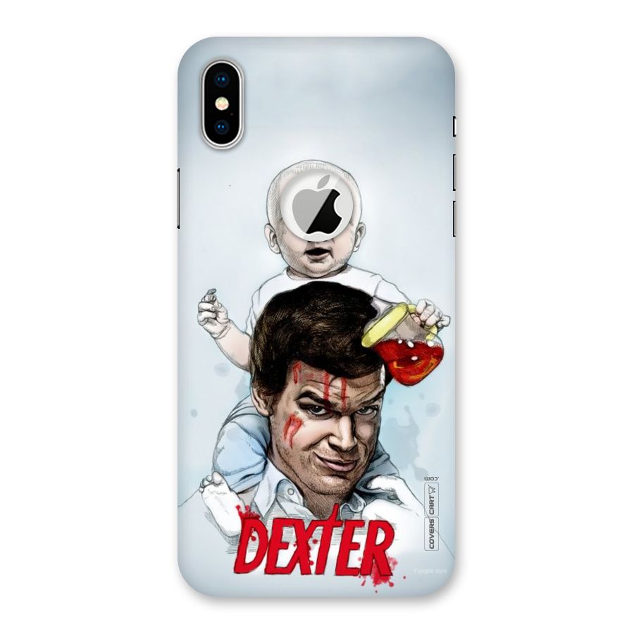 Dexter Artwork Back Case for iPhone X Logo Cut