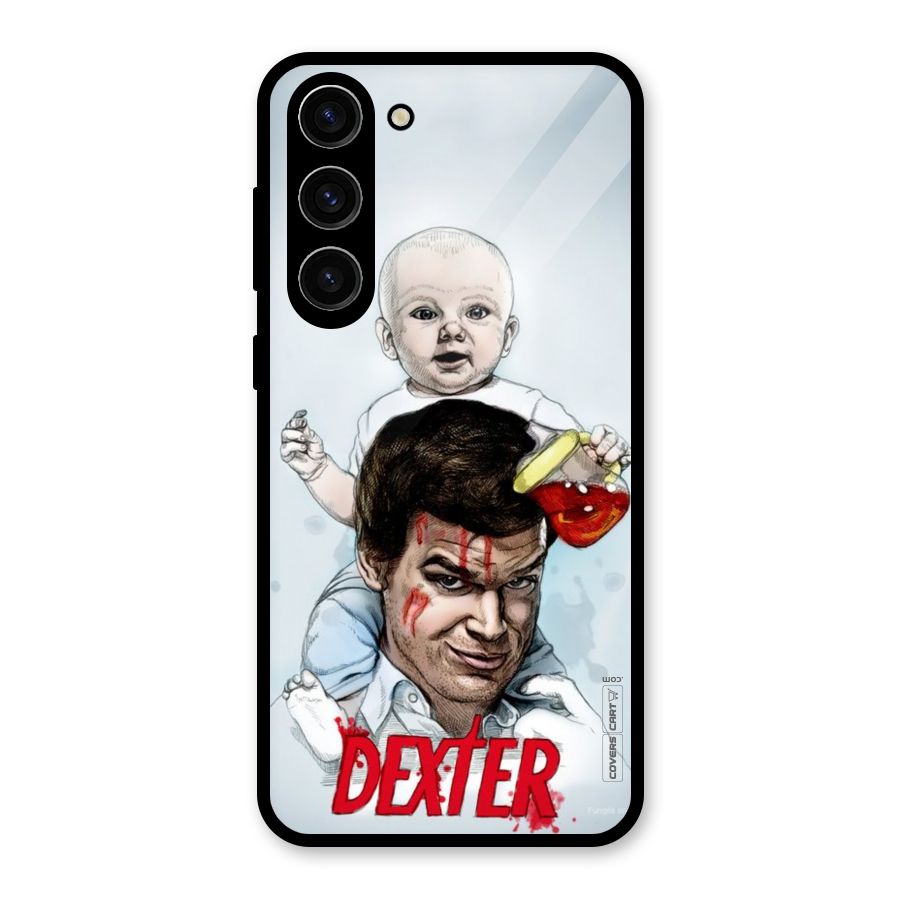 Dexter Artwork Glass Back Case for Galaxy S23 Plus