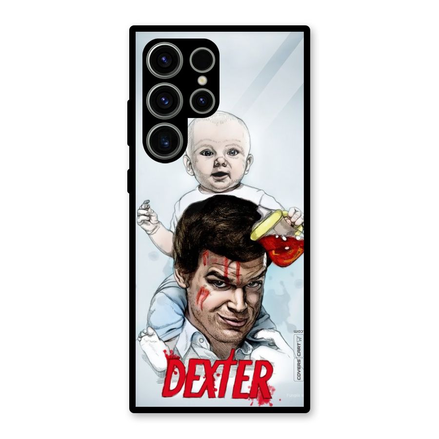 Dexter Artwork Glass Back Case for Galaxy S23 Ultra