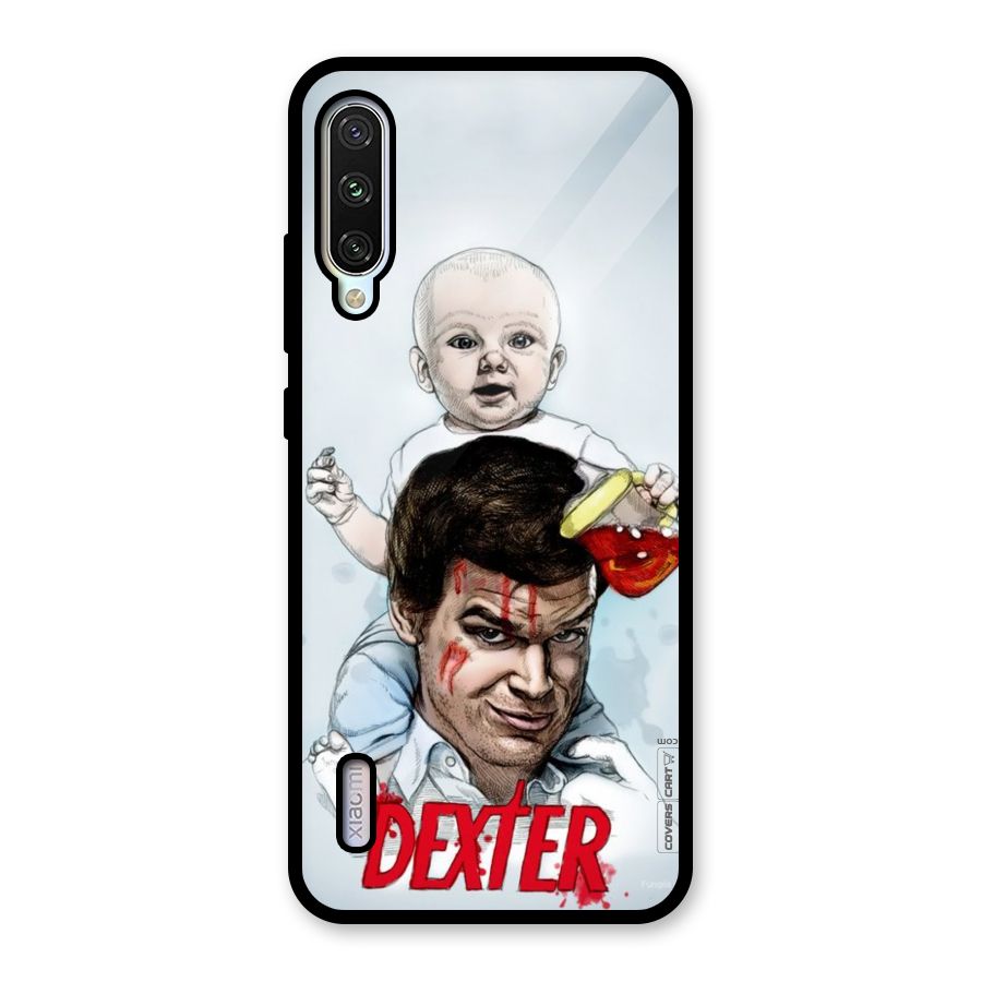 Dexter Artwork Glass Back Case for Mi A3