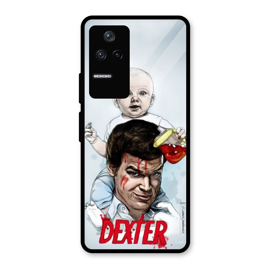 Dexter Artwork Glass Back Case for Poco F4 5G